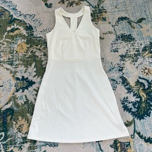 NEW GAP size 4 TALL cream off white racerback dress sleeveless